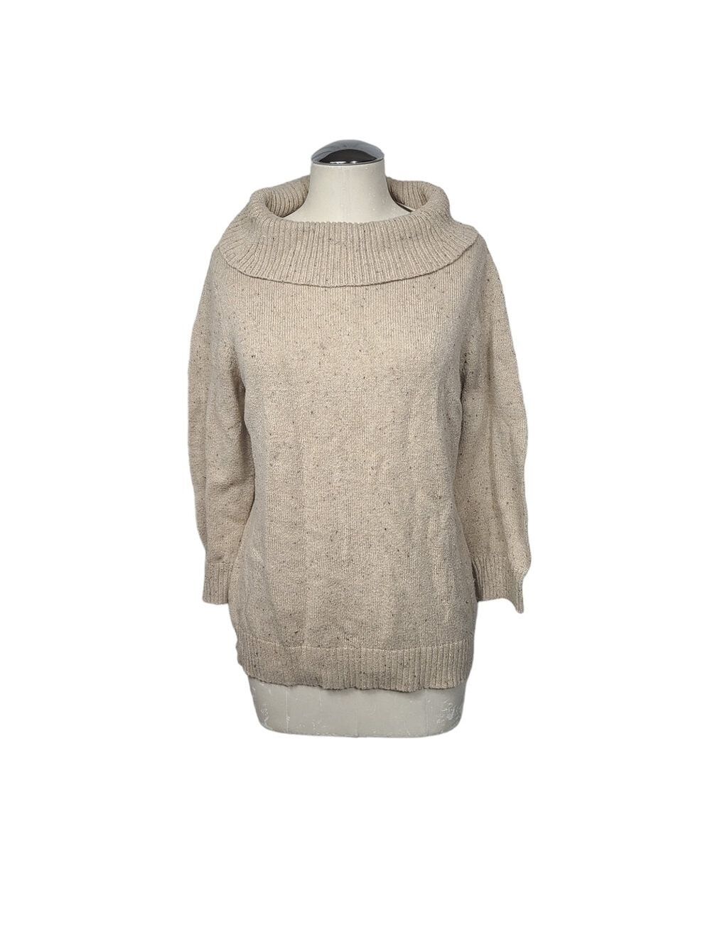 Charter Club Metallic Marbled Speckled Sweater L